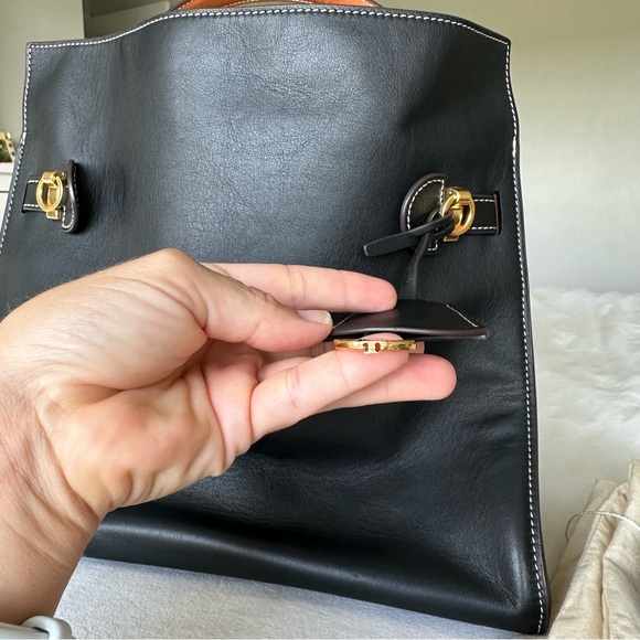 LEE RADZIWILL DOUBLE BAG BLACK - Picture 6 of 12